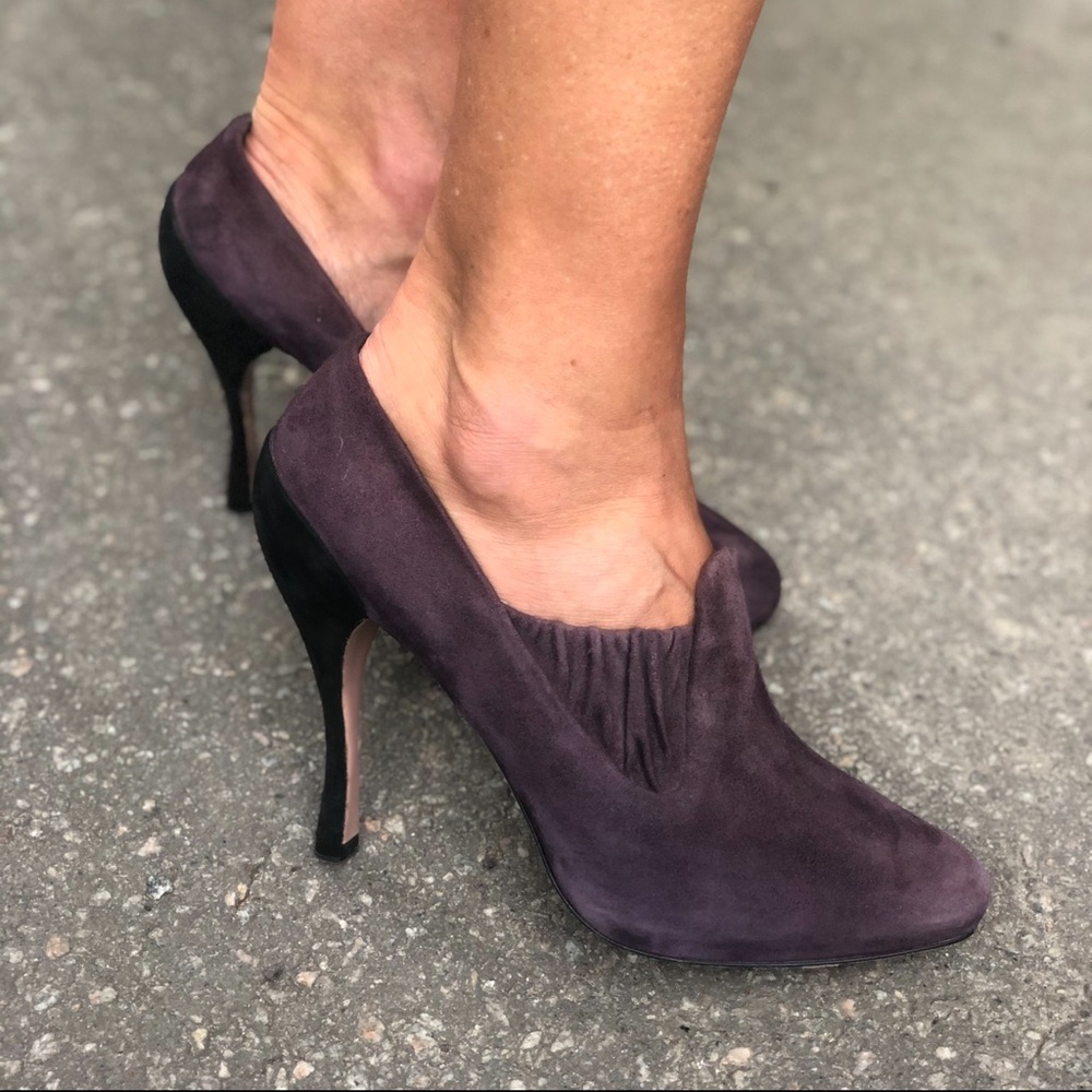 Prada Dark Purple Women's Heels
